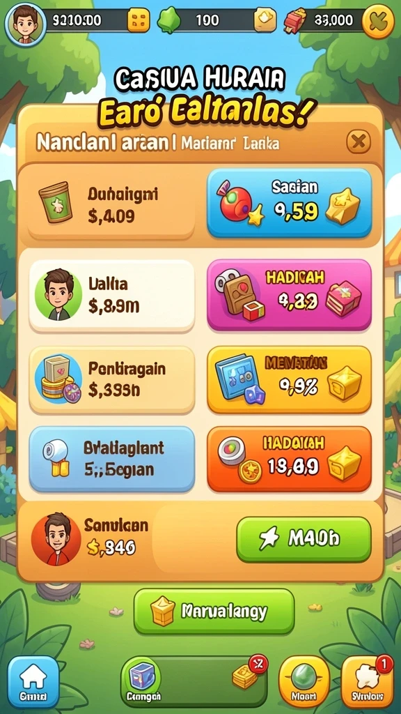 migaspin - Tampilan antarmuka yang menarik dan intuitif.