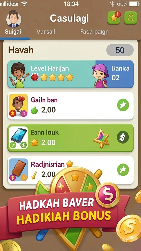 spin88 - Tampilan antarmuka pengguna yang menarik dan intuitif.